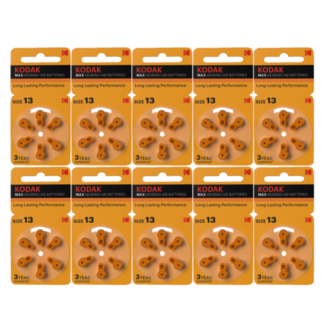 Kodak Hoorbatterij Kodak Hearing Aid 13 oranje (60 stuks)