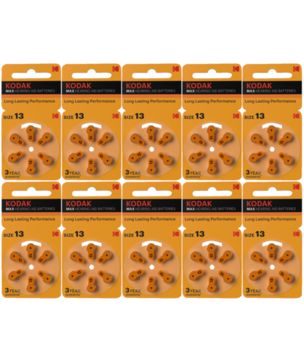 Kodak Hoorbatterij Kodak Hearing Aid 13 oranje (60 stuks)