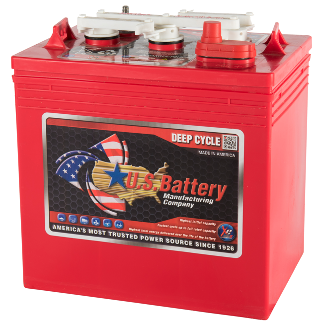 U.S. Battery Deep Cycle accu 6 volt 242 ah type US 125