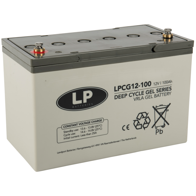 LP VRLA-LPCG-GEL accu 12 volt 100 ah LPCG12-100