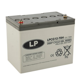 LP GEL 12-70 VRLA-LPCG accu 12 volt 70 ah