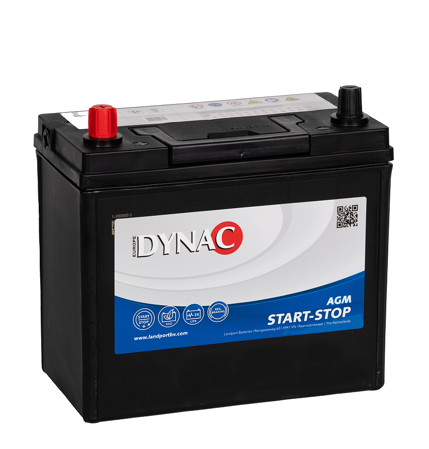 Dynac Auto accu 12 volt start - stop - Accu Service Holland
