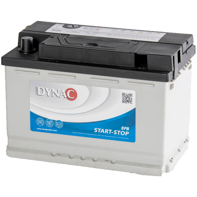 Dynac Auto accu EFB 12 volt 70 ah start - stop