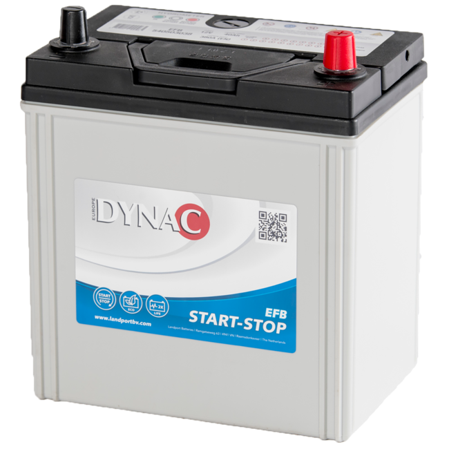 Dynac Auto accu EFB 12 volt 40 ah start - stop