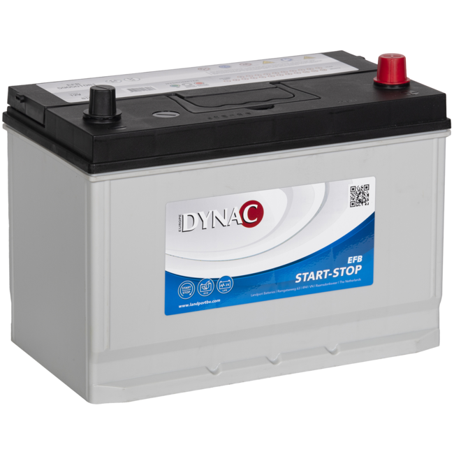 Dynac Auto accu EFB 12 volt 90 ah start - stop