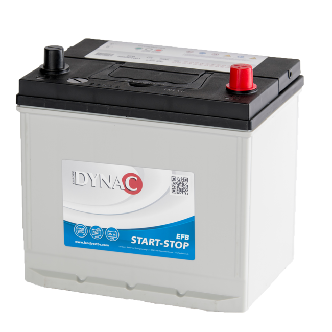 Dynac Auto accu EFB 12 volt 65 ah start - stop