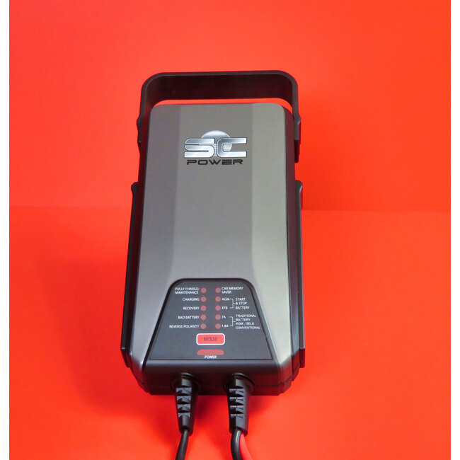 SC Power SC 70 Power premium 7 A acculader met OBD II stekker