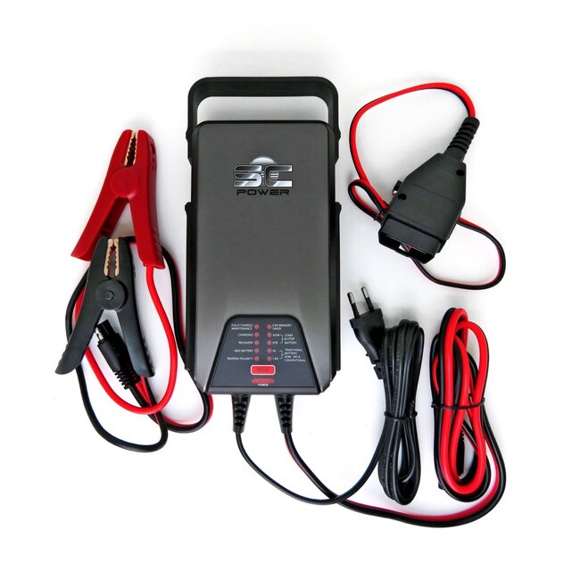 SC Power SC 70 Power premium 7 A acculader met OBD II stekker