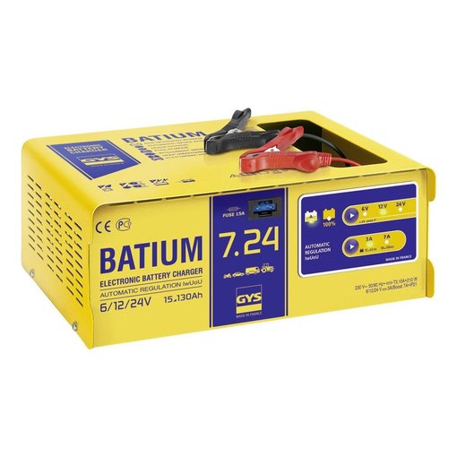 GYS Batium 7/24 acculader 6-12-24 volt