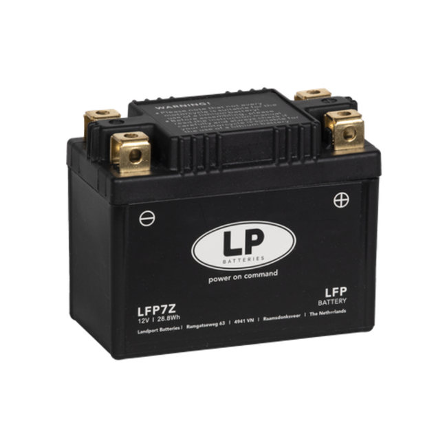 Landport (LP) LFP7Z 12 volt 28,8 Wh ﻿Lithium LiFePO4 accu