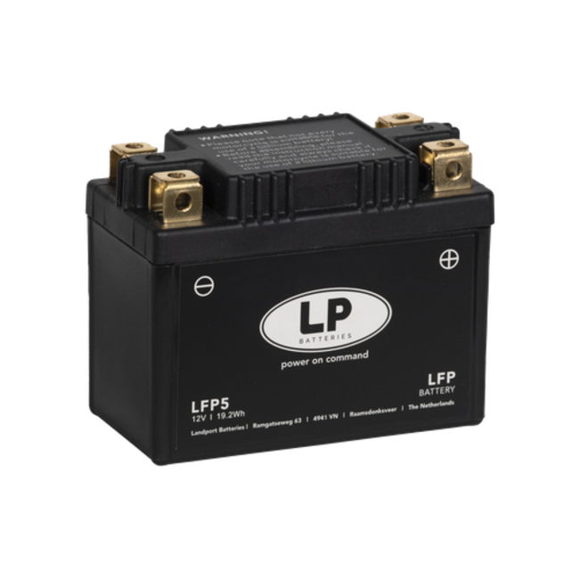 LP LFP5 12 volt 19,2 Wh ﻿Lithium LiFePO4 accu