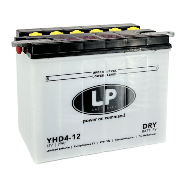 Landport (LP) LHD4-12 motor accu 12 volt 29,0 ah (52810 - YHD4-12)