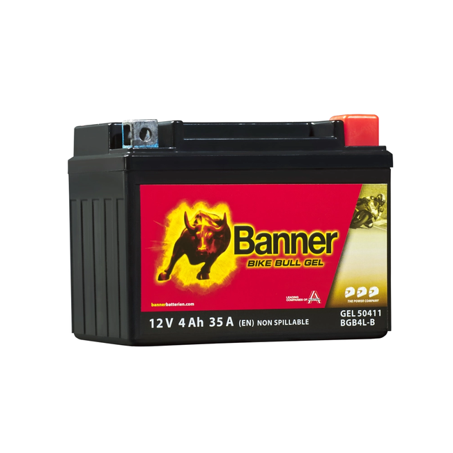 Banner Batterien BGB4L-B motor GEL accu 12 volt 4,0 ah 50411