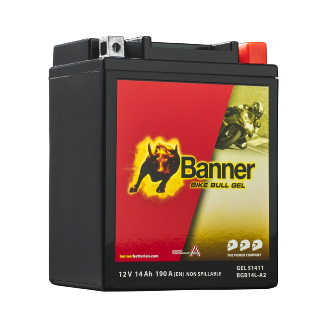 Banner Batterien BGB14L-A2 motor GEL accu 12 volt 14,0 ah 51411