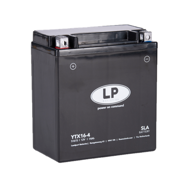 LP SLA YTX16-4 motor accu 12 volt 14 ah (51615 - MS LTX16-4)