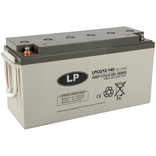 Landport (LP) VRLA-LPCG-GEL accu 12 volt 140 ah LPCG12-140