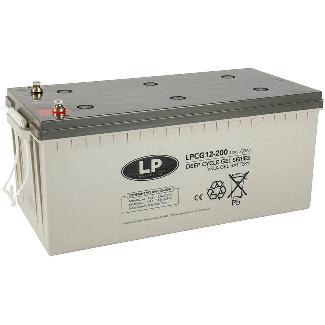 LP VRLA-LPCG-GEL accu 12 volt 200 ah LPCG12-200