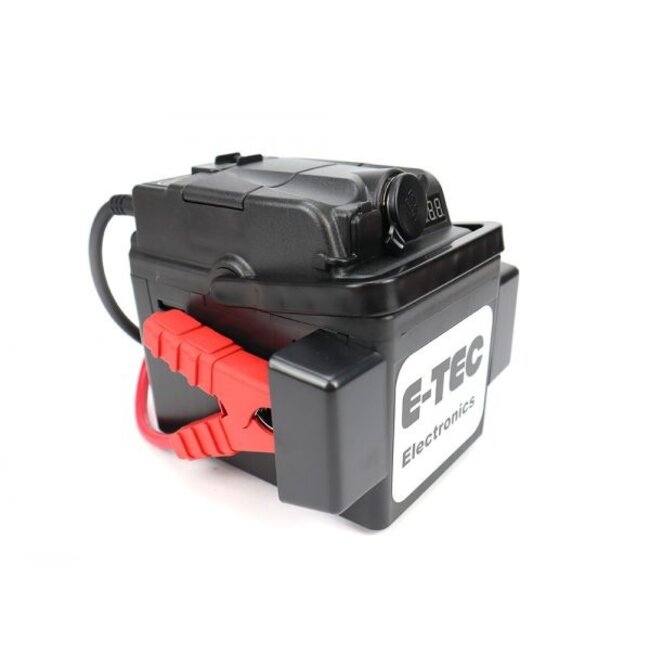 E-TEC Mini startbooster 1200A, starthulp, jumpstarter met USB aansluiting