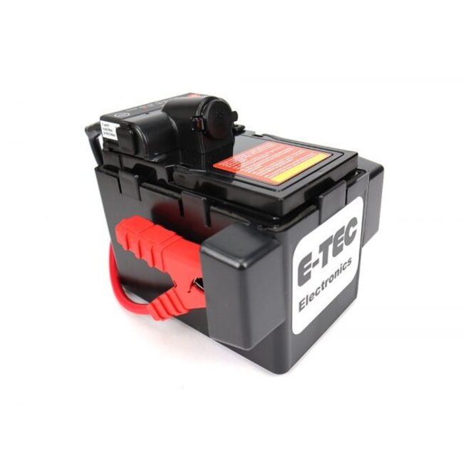 E-TEC Mini startbooster 1800A, starthulp, jumpstarter met USB aansluiting