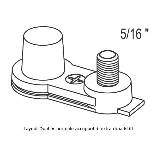 PowerBoozt Semi-tractie M31 accu 12 volt 105 ah PB.GR31.105
