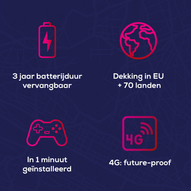 Loca 2 Multi GPS tracker (geen abonnement nodig)