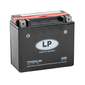 LP YTX20HL-BS 12 volt 18 ah AGM motor accu (51818 - MA LTX20HL-BS)