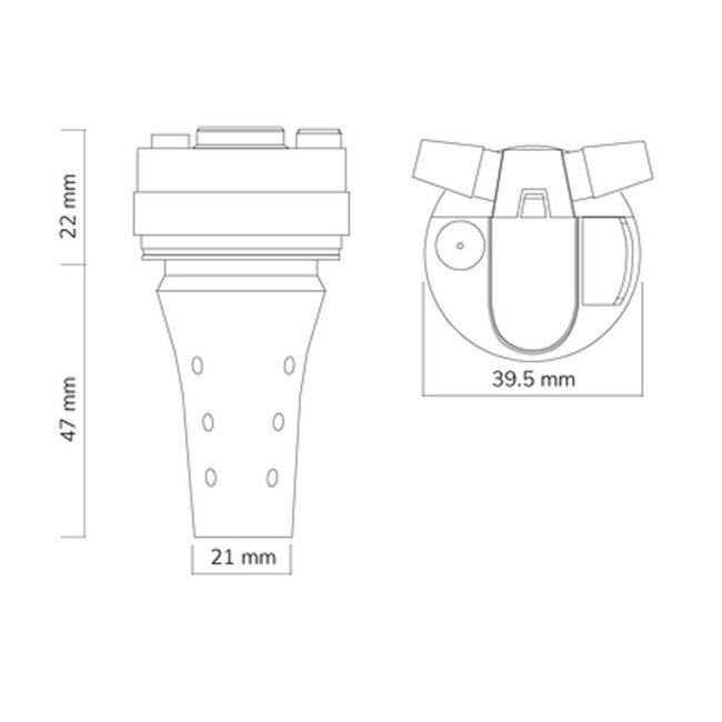 Vulsysteem K1800 VB-TBU voor deep cycle accu set 36 volt