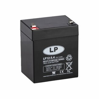 Landport (LP) VRLA-LP accu 12 volt 5,4 ah LP12-5,4 (t1)