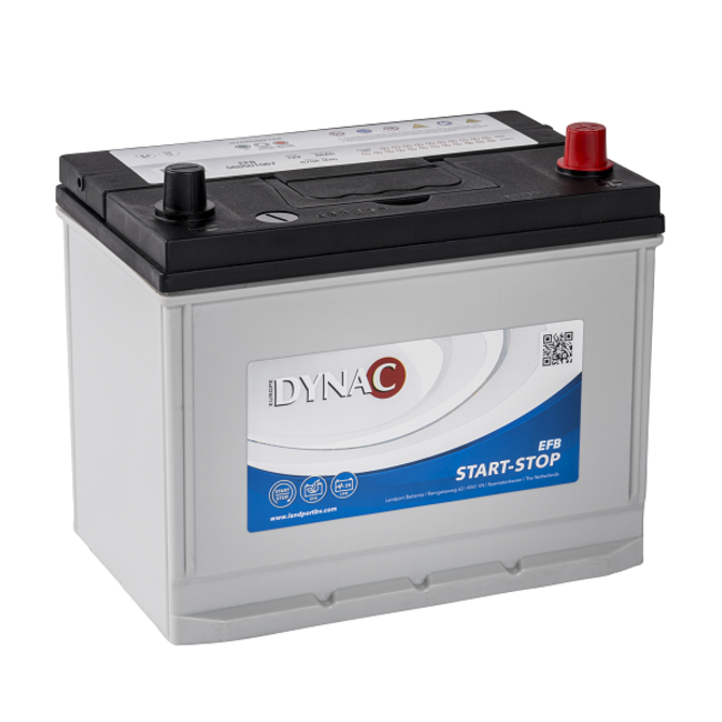 Dynac Auto accu EFB 12 volt 68 ah start - stop