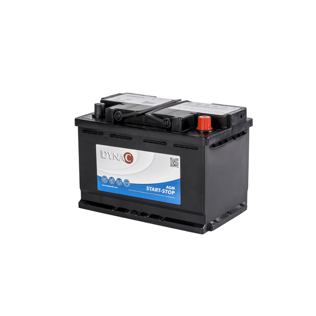 Dynac Auto accu AGM 12 volt 70 ah start - stop