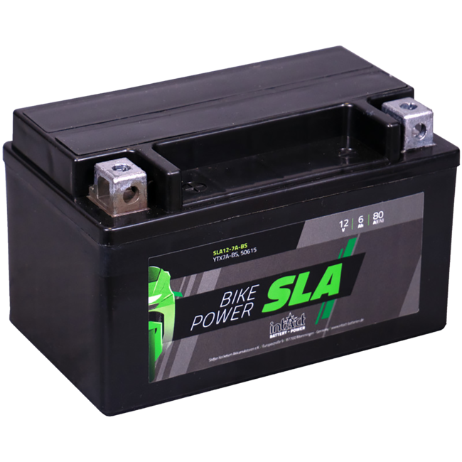 Landport (LP) LTX7A-4 (SLA 12-6) Motor accu 12 volt 6,0 ah (50615 - YTX7A-4)