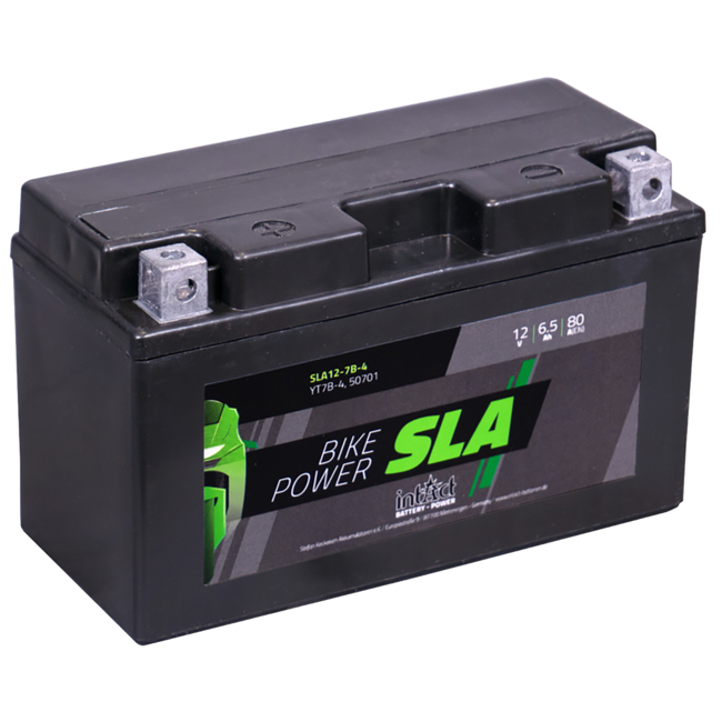 Landport (LP) SLA LT7B-4 Motor accu 12 volt 6,5 ah (50701 - YT7B-4)