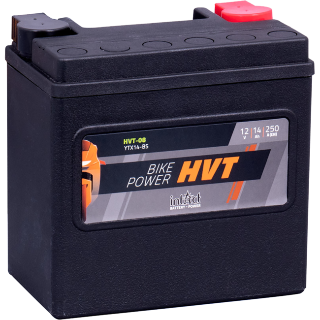 Landport (LP) HVT-8 Harley accu AGM 12 volt 14 ah (MH HVT-8) met de + links voor