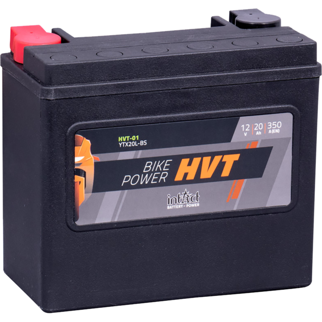 Landport (LP) HVT-1 Harley accu AGM 12 volt 20 ah (MH HVT-1) met de + rechts voor