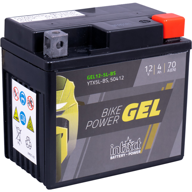 Landport (LP) LTX5-3 motor GEL accu 12 volt 5,0 ah (50412 - GTX5-3)