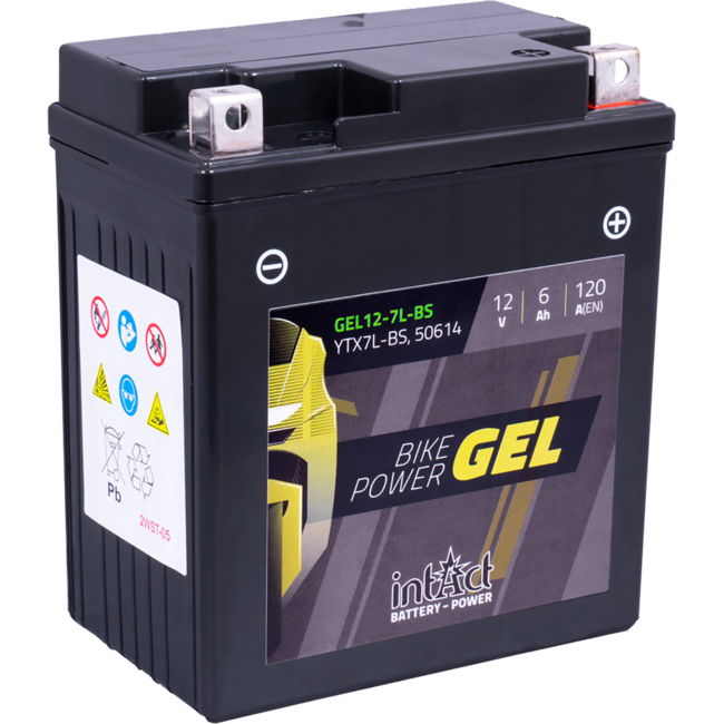 Landport (LP) LTX7-3 motor GEL accu 12 volt 7,0 ah (50614 - GTX7-3)