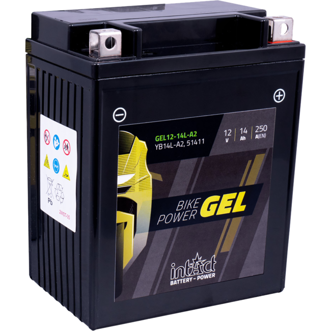 Landport (LP) LTX14AH-3 motor GEL accu 12 volt 14,0 ah (51411 - GB14L-A2)