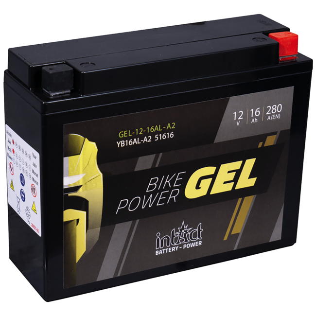 Landport (LP) LB16AL-A2 motor GEL accu 12 volt 16,0 ah (51616 - GB16AL-A2)