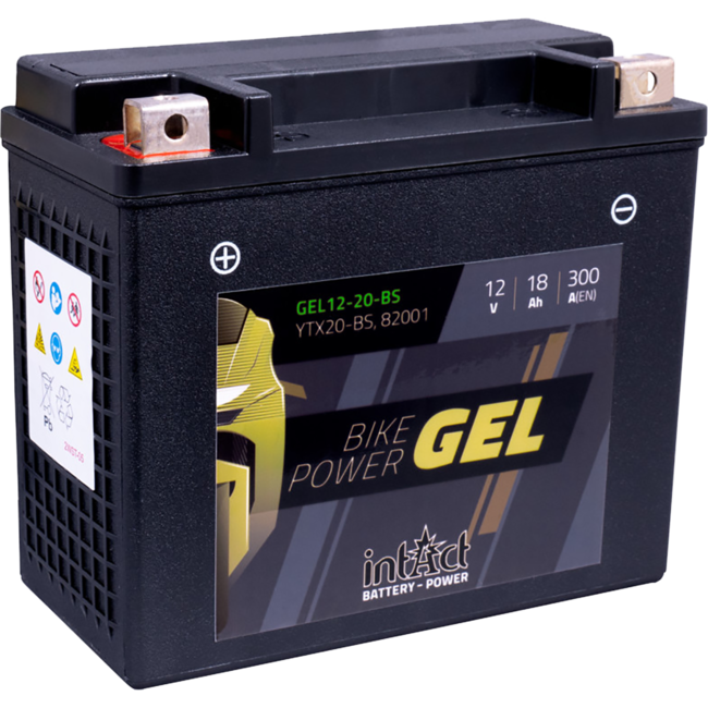 Landport (LP) LTX20-4 motor GEL accu 12 volt 20,0 ah (51802 - GTX20-4)