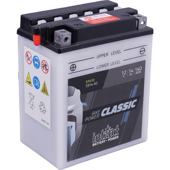 Landport (LP) LB14-A2 motor accu 12 volt 14,0 ah (51412 - YB14-A2)