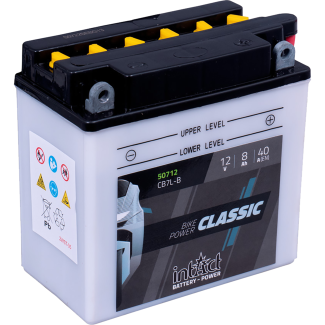 Landport (LP) LB7L-B motor accu 12 volt 7,0 ah (50712 - YB7L-B)