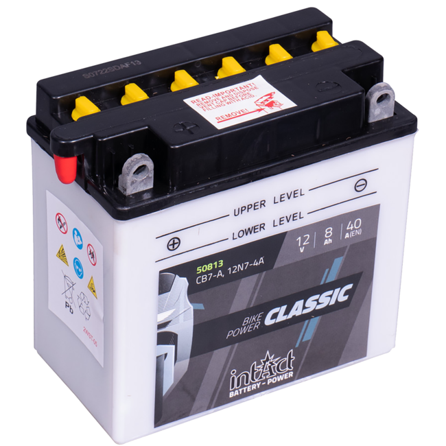 Landport (LP) LB7-A motor accu 12 volt 7,0 ah (50813 - YB7-A)