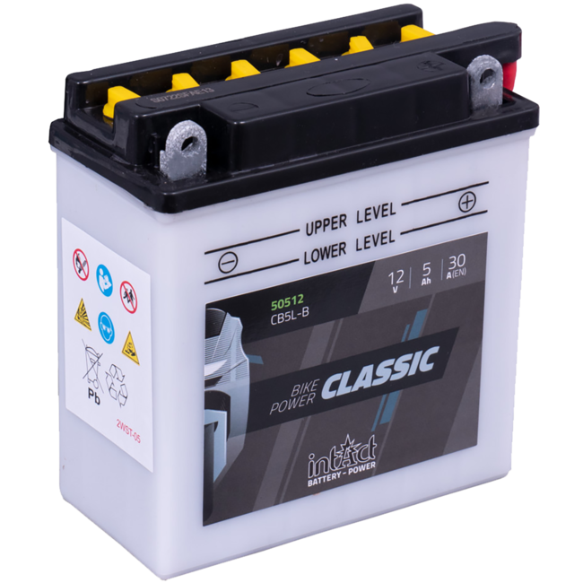 Landport (LP) LB5L-B motor accu 12 volt 5,0 ah (50512 - YB5L-B)