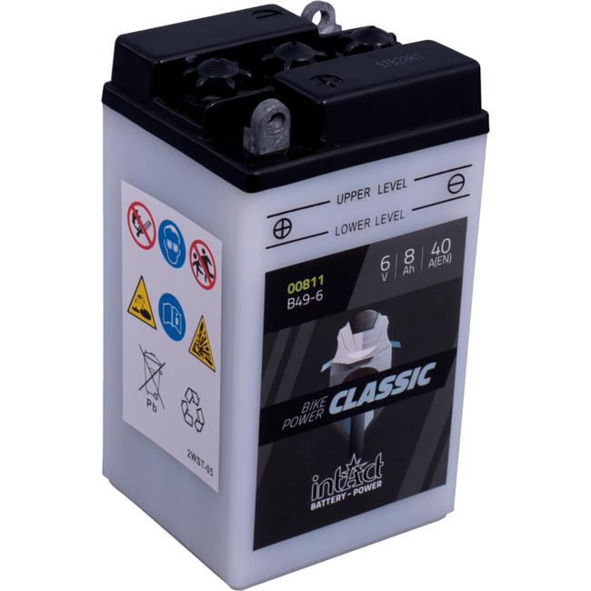 Landport (LP) B49-6 motor accu 6 volt 10,0 ah (00811 - MD B49-6)