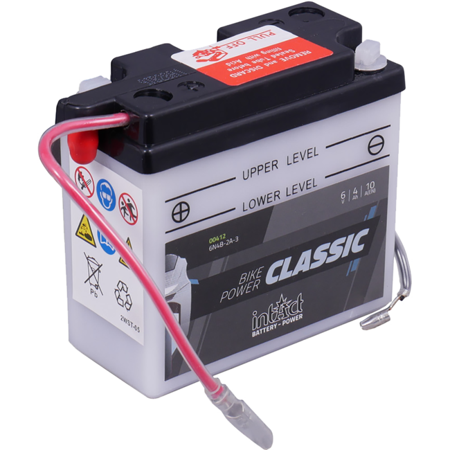 Landport (LP) 6N4B-2A-3 motor accu 6 volt 4,0 ah (00412 - MD 6N4B-2A-3)