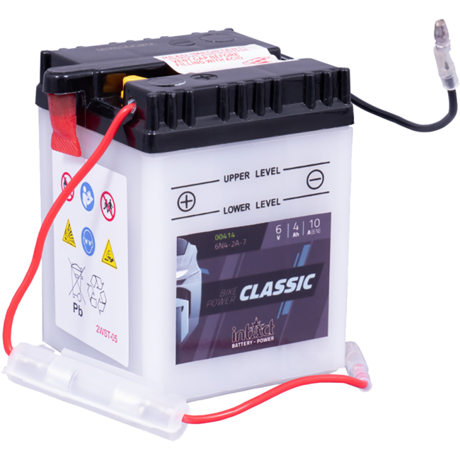 Landport (LP) 6N4-2A-7 motor accu 6 volt 4,0 ah (00414 - MD 6N4-2A-7)