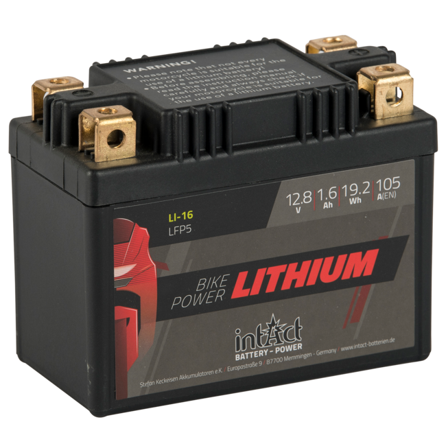 Landport (LP) LFP5 12 volt 19,2 Wh ﻿Lithium LiFePO4 accu