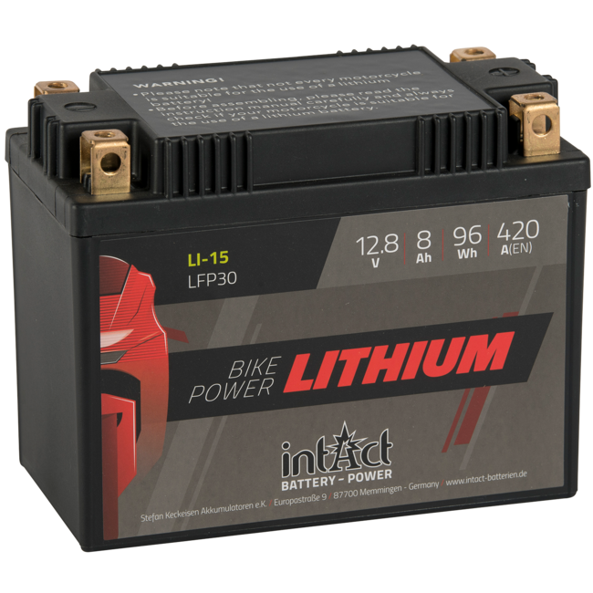 Landport (LP) LFP30 12 volt 96,0 Wh ﻿Lithium LiFePO4 accu