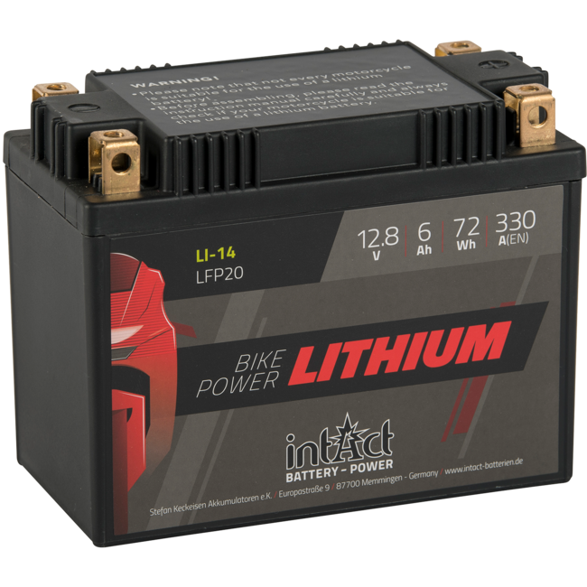 Landport (LP) LFP20 12 volt 72,0 Wh ﻿Lithium LiFePO4 accu