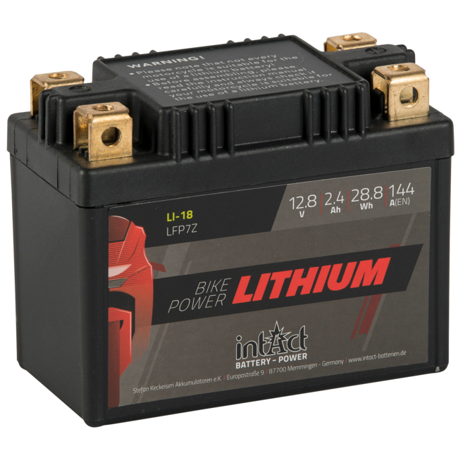 Landport (LP) LFP7Z 12 volt 28,8 Wh ﻿Lithium LiFePO4 accu